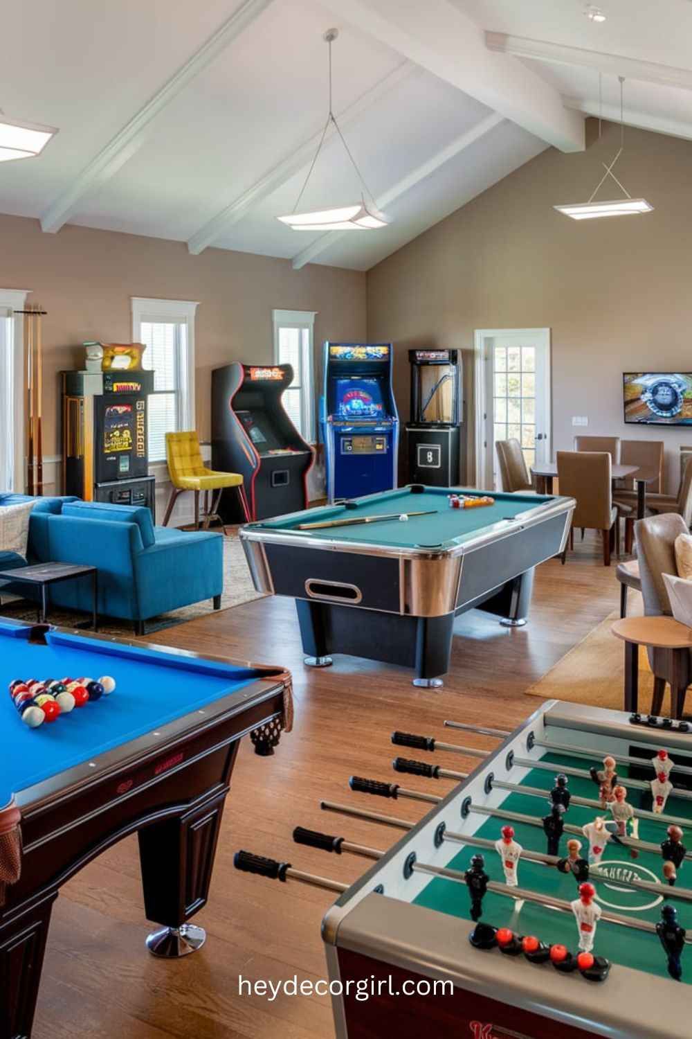 Prestige Wadala gaming room with modern indoor recreational facilities