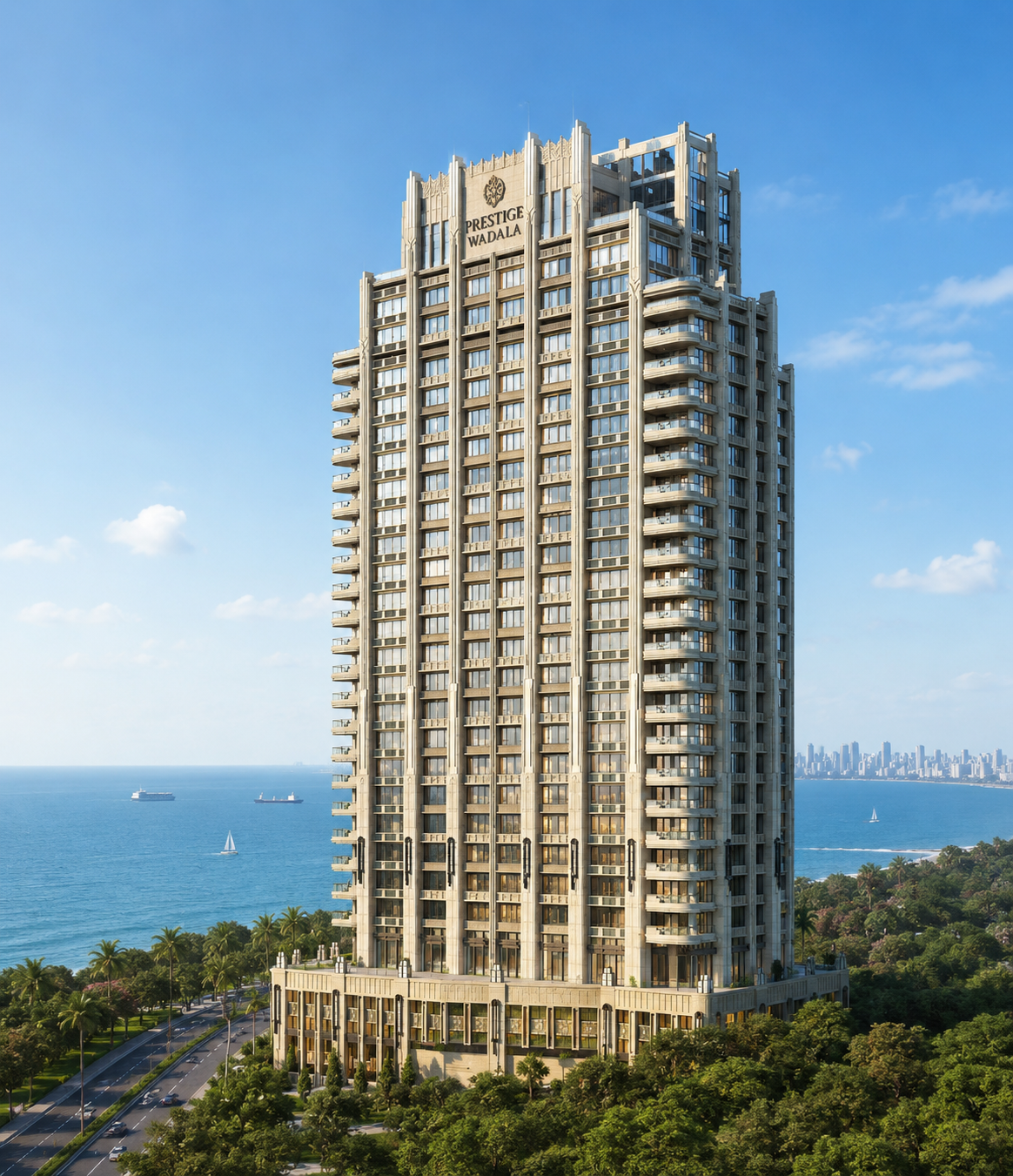 Prestige Wadala residential tower with modern luxury apartments in Mumbai