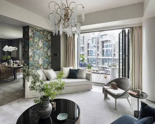 Adani Bandra 3, 4 & 5 BHK luxury apartment living room in Bandra West
