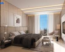Aurum Arts Worli luxury master bedroom with elegant interiors