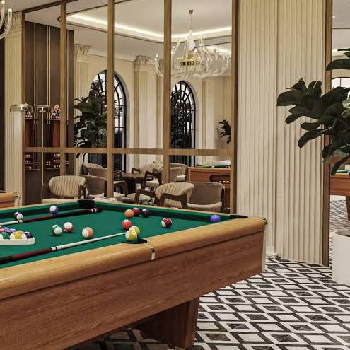 Indoor games room at DLF The West Park, Andheri West