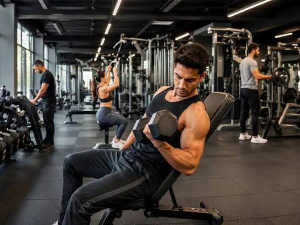 Modern gymnasium at Embassy Terrazza Juhu for indoor fitness activities