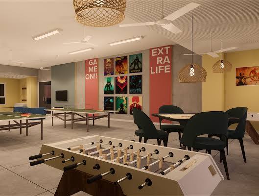 Indoor games room at Embassy Terrazza Juhu for leisure activities