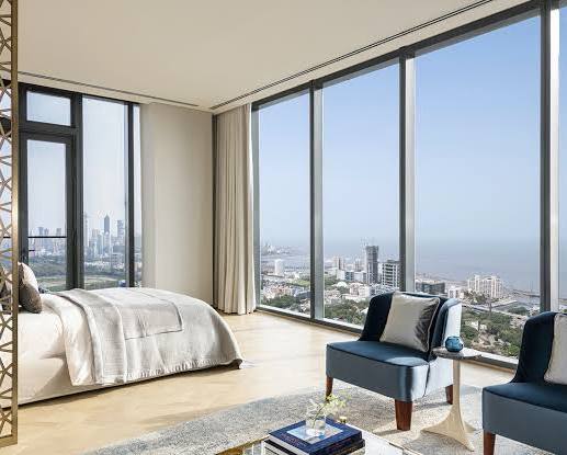 Bedroom — Four Seasons Private Residences Worli elegant bedroom interior