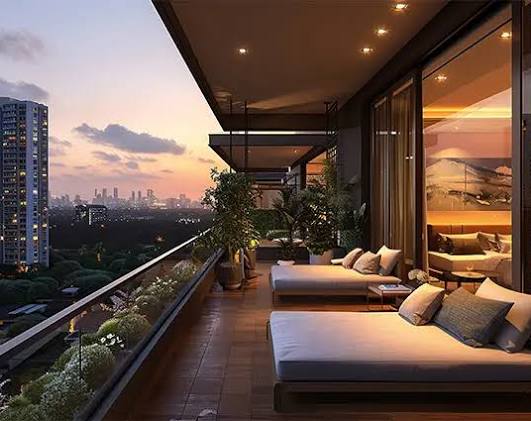Godrej Carmichael luxury living room interior