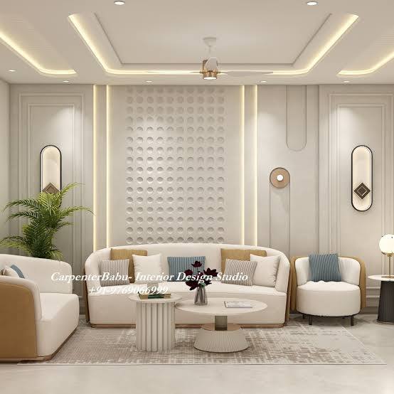 Contemporary entrance lobby at Hiranandani Bhandup West