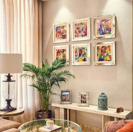 Contemporary entrance lobby at Hiranandani Bhandup West