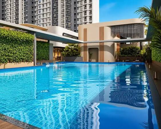 Swimming Pool – House of Abhinandan Lodha Naigaon swimming pool