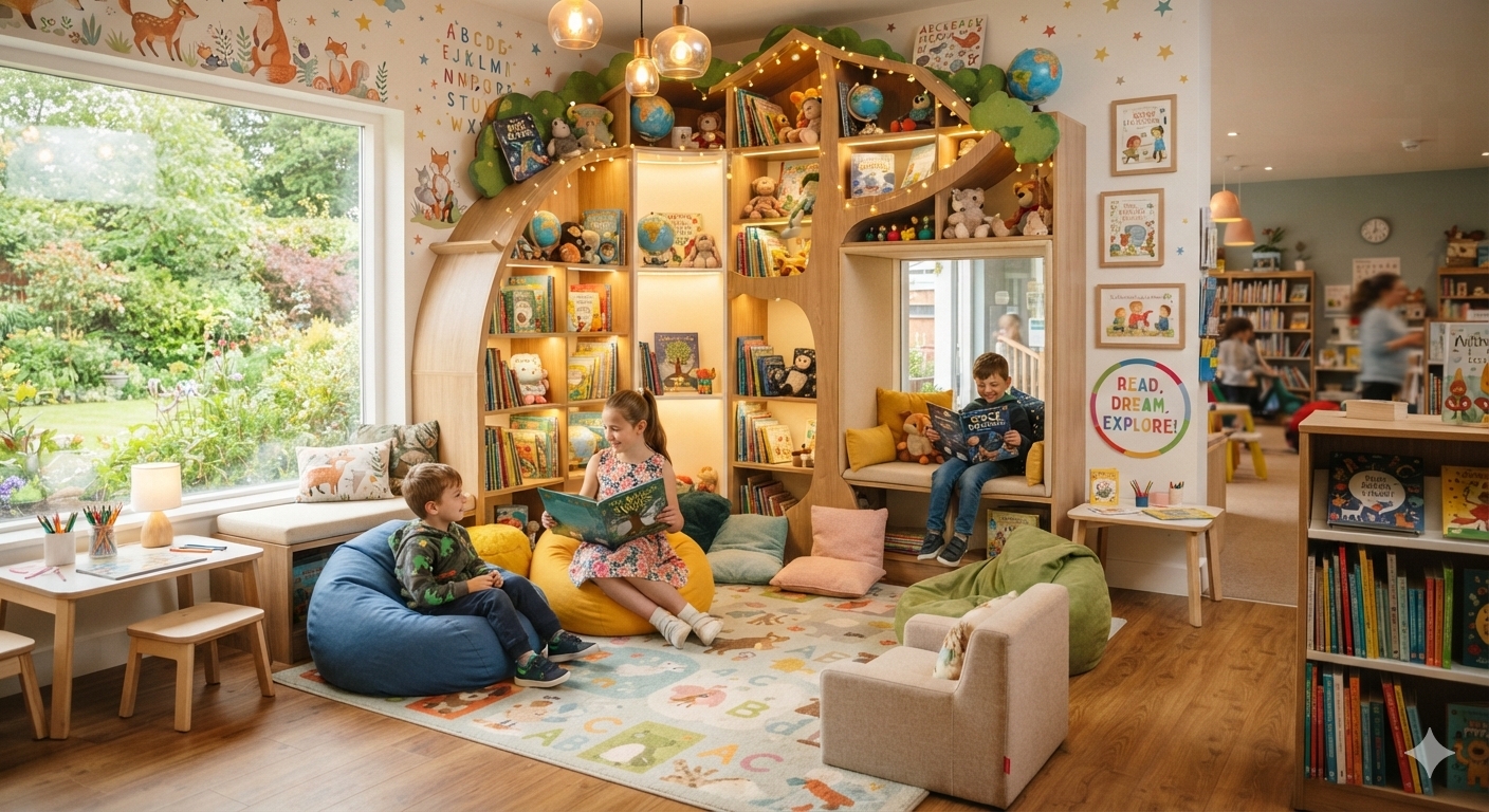 Kids Reading Centre – House of Abhinandan Lodha Naigaon kids reading centre