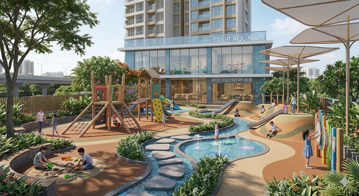 Children's Play Area — Hubtown Rising City Ghatkopar children’s play area