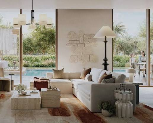 Hubtown Rising City modern apartment living space