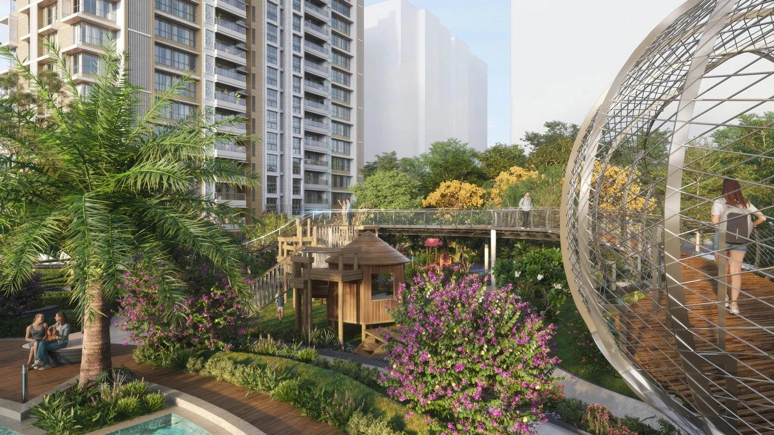 Hubtown Seasons Chembur Apartment Entrance