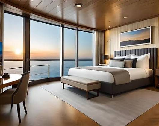 K Raheja Valletta Juhu luxury bedroom interior