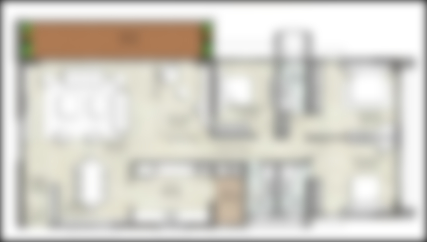Kalpataru Chembur 3 BHK  Floor Plan