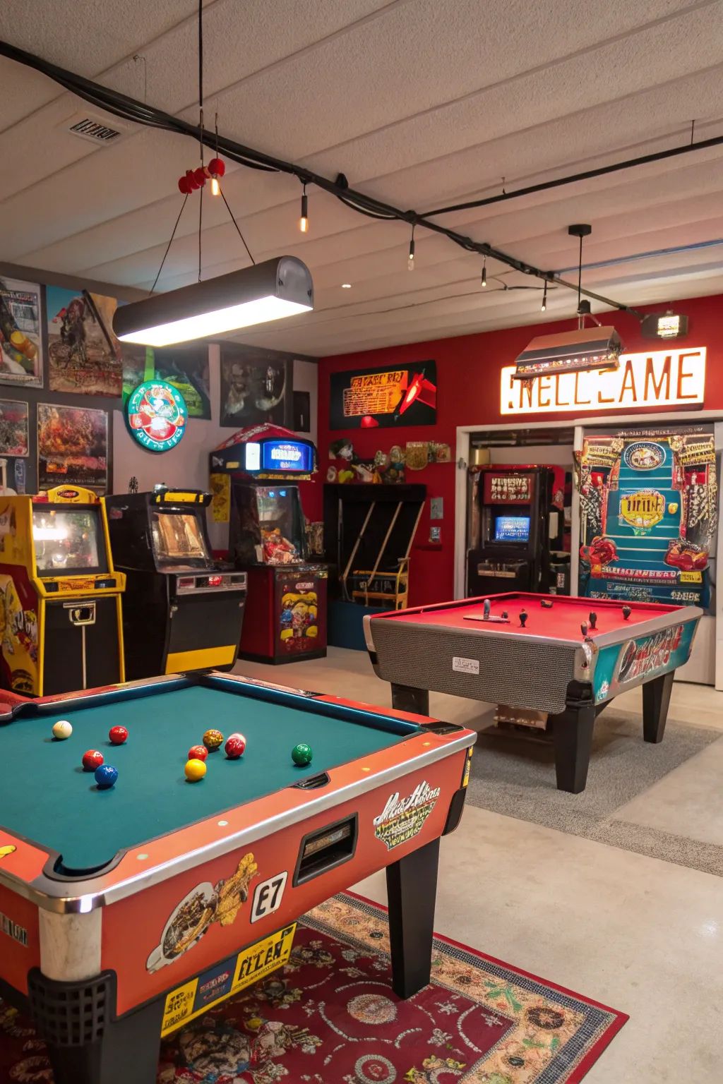 Indoor games area at luxury flats in Goregaon West