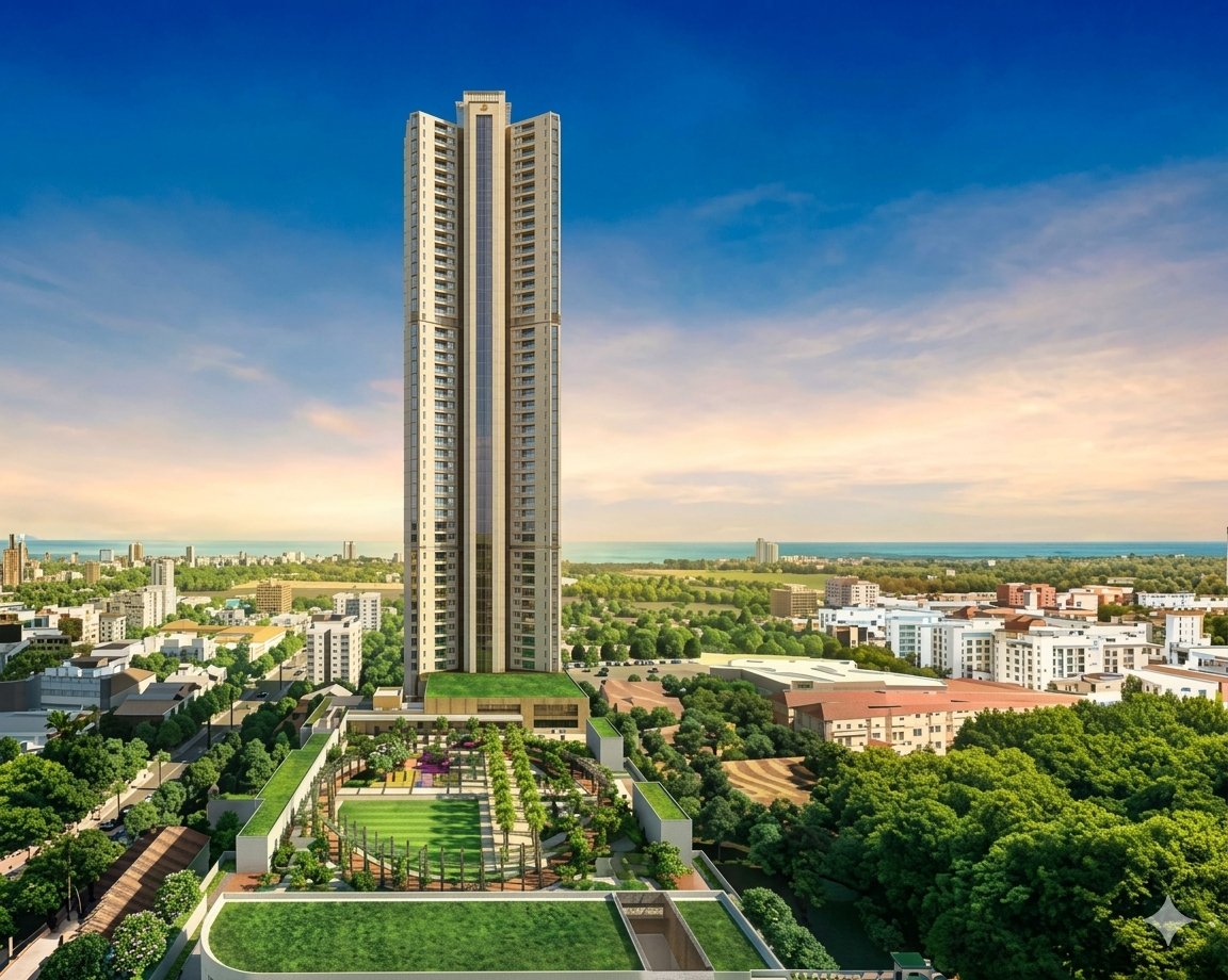 K Raheja Mahalaxmi luxury homes exterior view