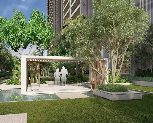 Lotus Arcadian Juhu landscaped garden