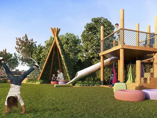 Children's play space in a premium Bandra West residential community