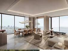 Spacious living and dining area in a luxury residence at Oberoi Oceanic Bandra.