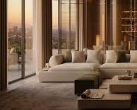 Modern entrance lobby at Panchshil Omnia Residences Bandra