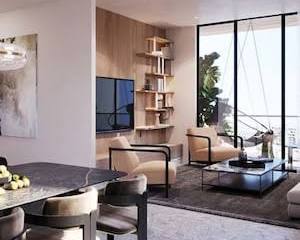 Private terrace space at Prestige Daffodils luxury residences in Pali Hill.