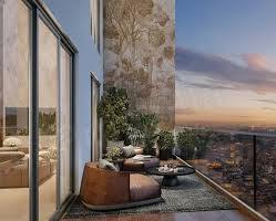 A balcony view from the residences at Purva Estrella Lokhandwala.