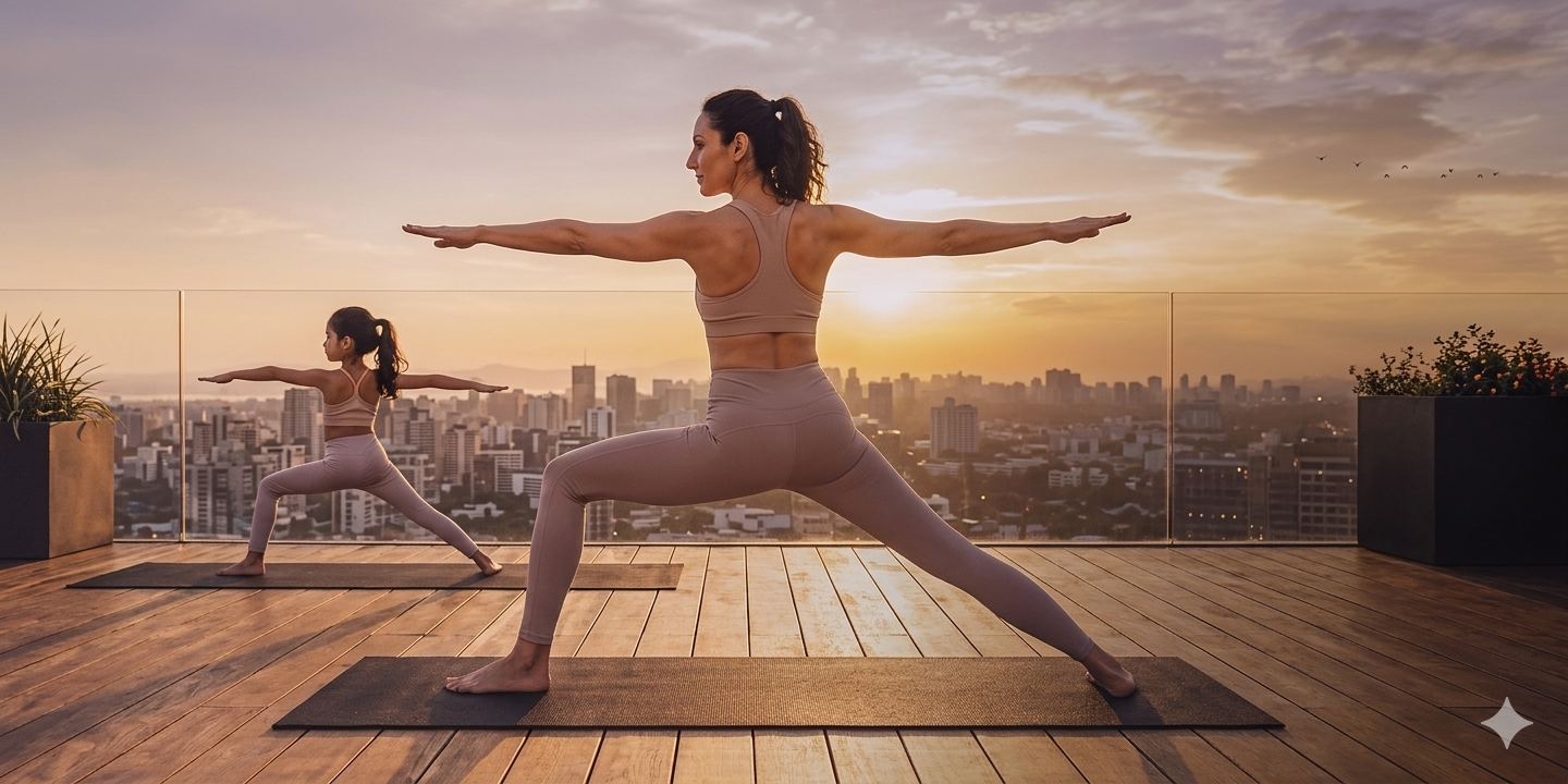 Yoga Area at Rustomjee Ozone Skye Goregaon