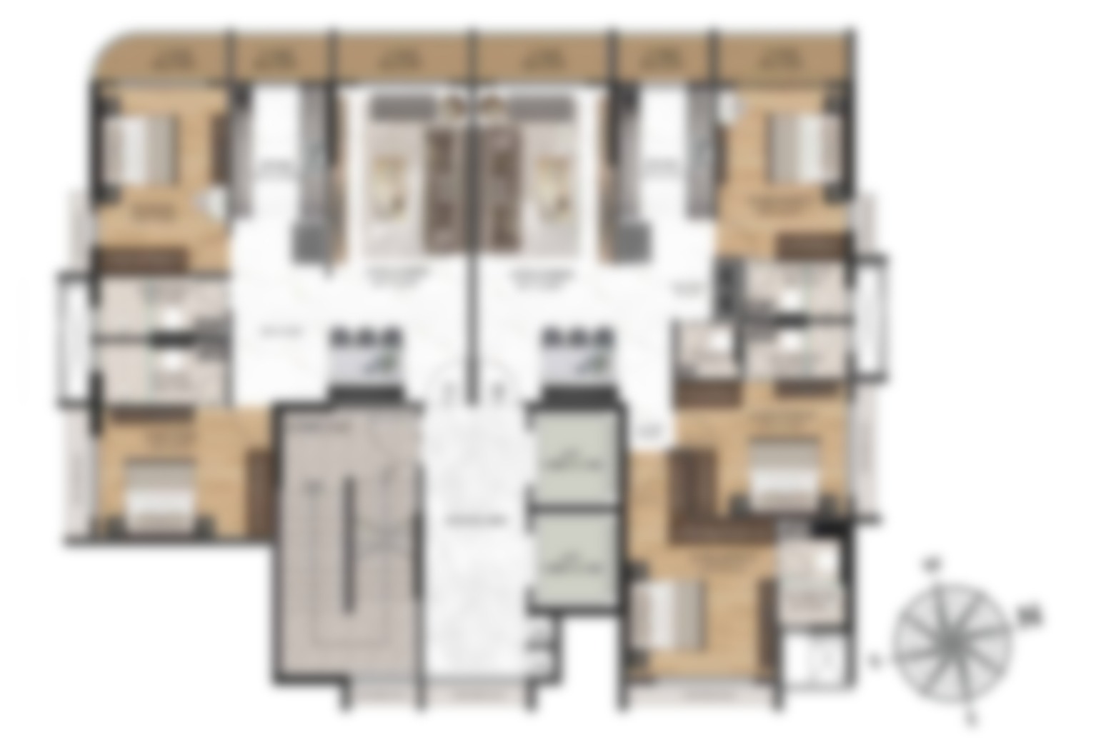  2 BHK Floor Plan