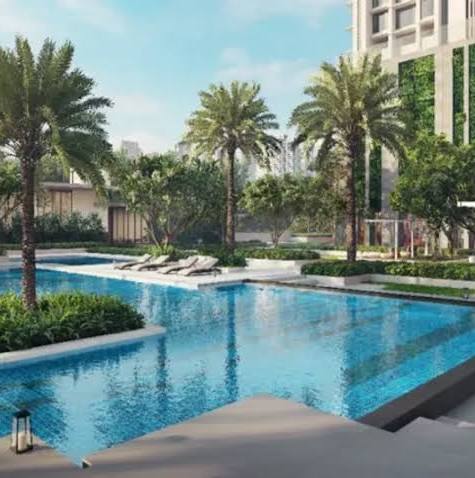 Swimming pool at Sattva Chembur residential project