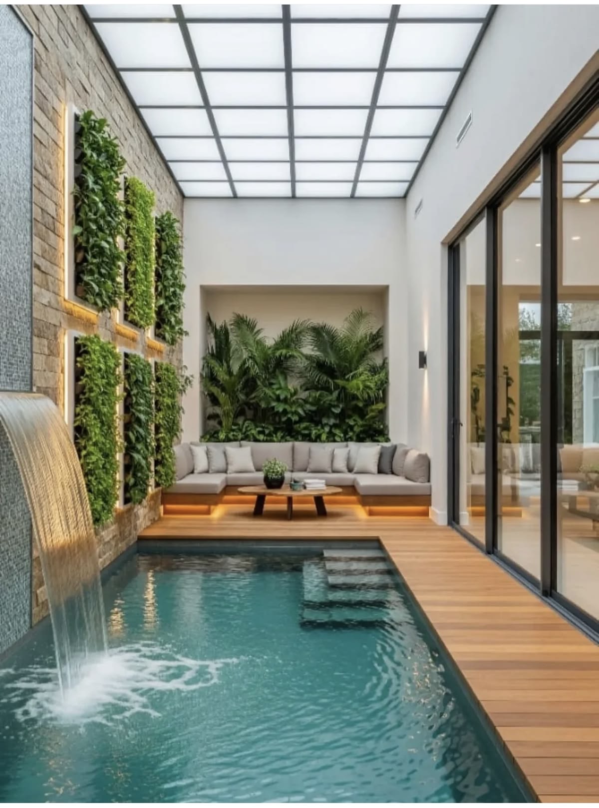 Swimming Pool – Supreme Sea Pebbles swimming pool for relaxation and leisure