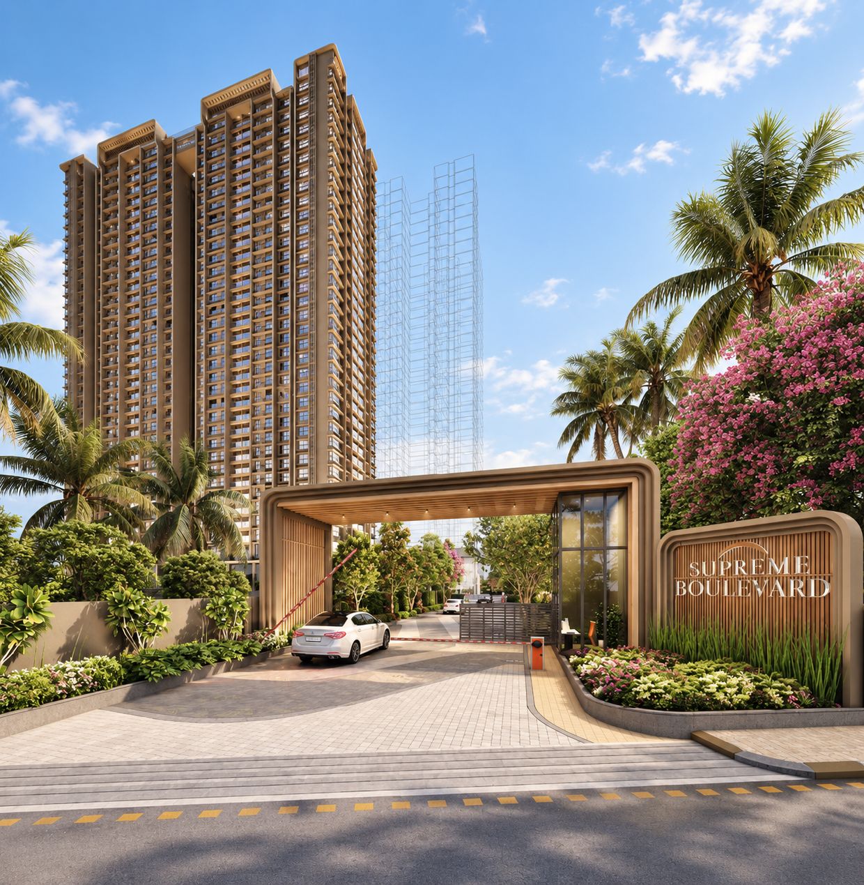 Supreme Boulevard Chembur premium residential project with modern architecture and luxury amenities. Luxury residential real estate project