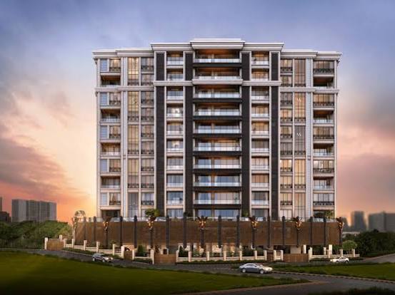 Contemporary building façade of The Legend by Ashar Mumbai